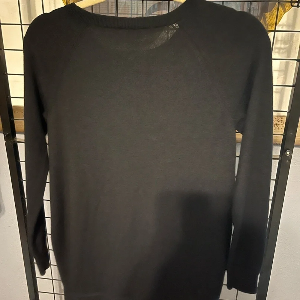 J. Crew Black Midi Dress